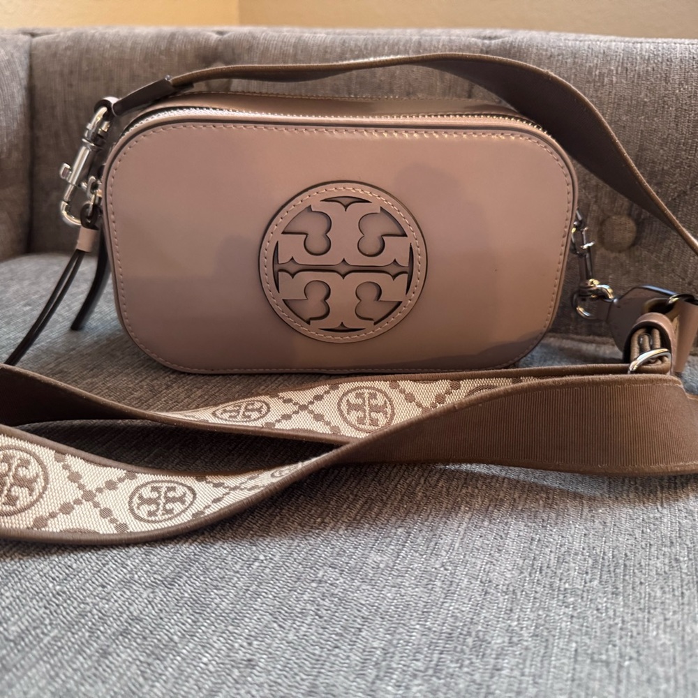 Tory Burch Mini Bag with Logo Strap